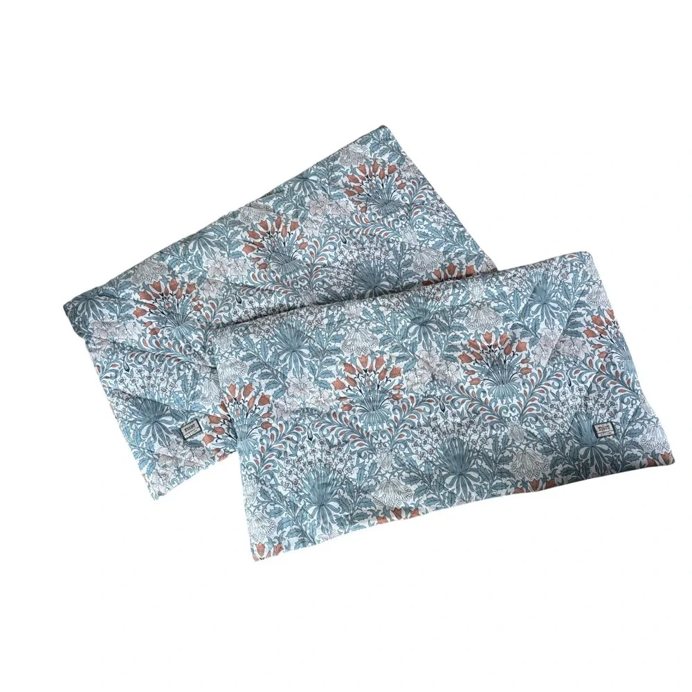 William Morris at home blue floral print‎ king size pillow cases